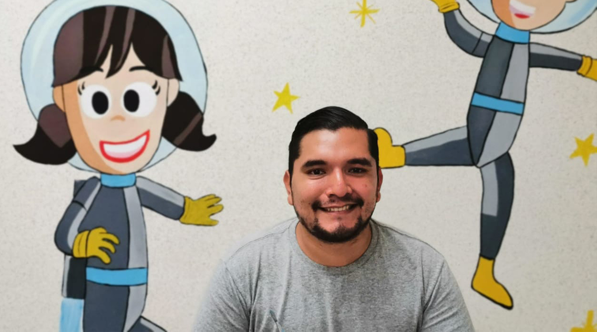 Un ex alumno de la FADU participa en un proyecto de pintura en el Hospital "Dr. Carlos Canseco" de Tampico