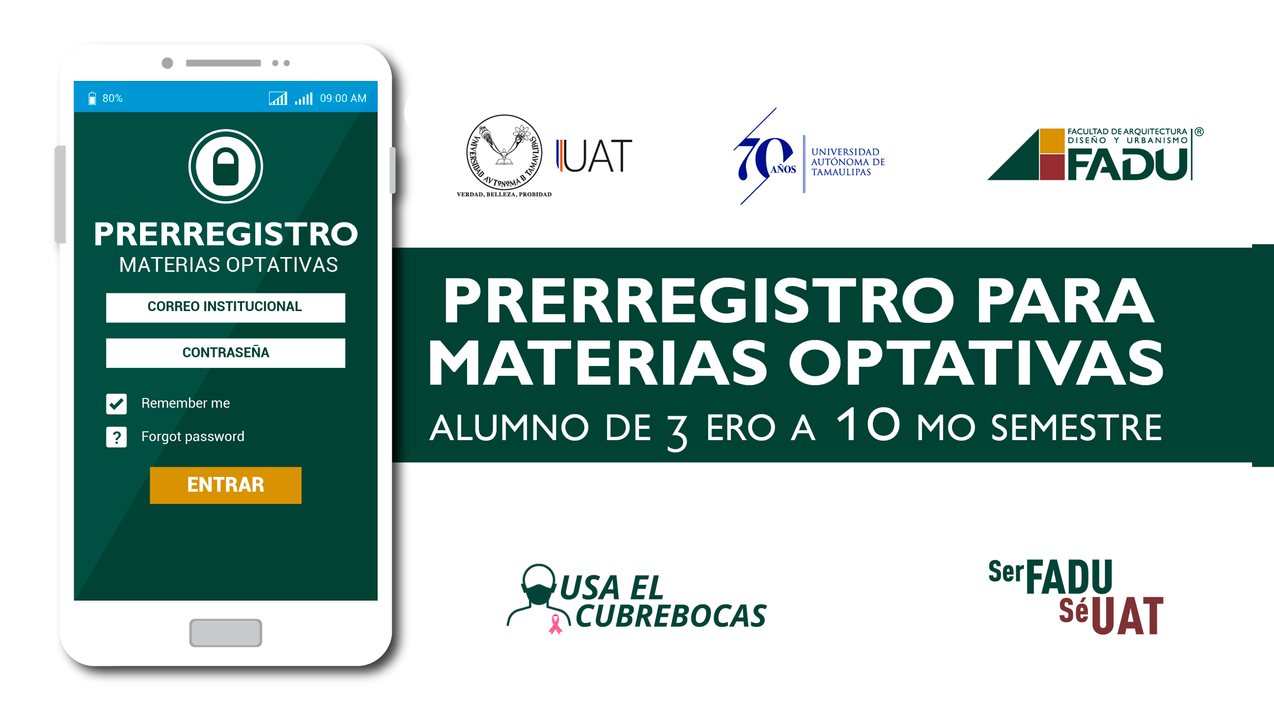Prerregistro de las Materias Optativas