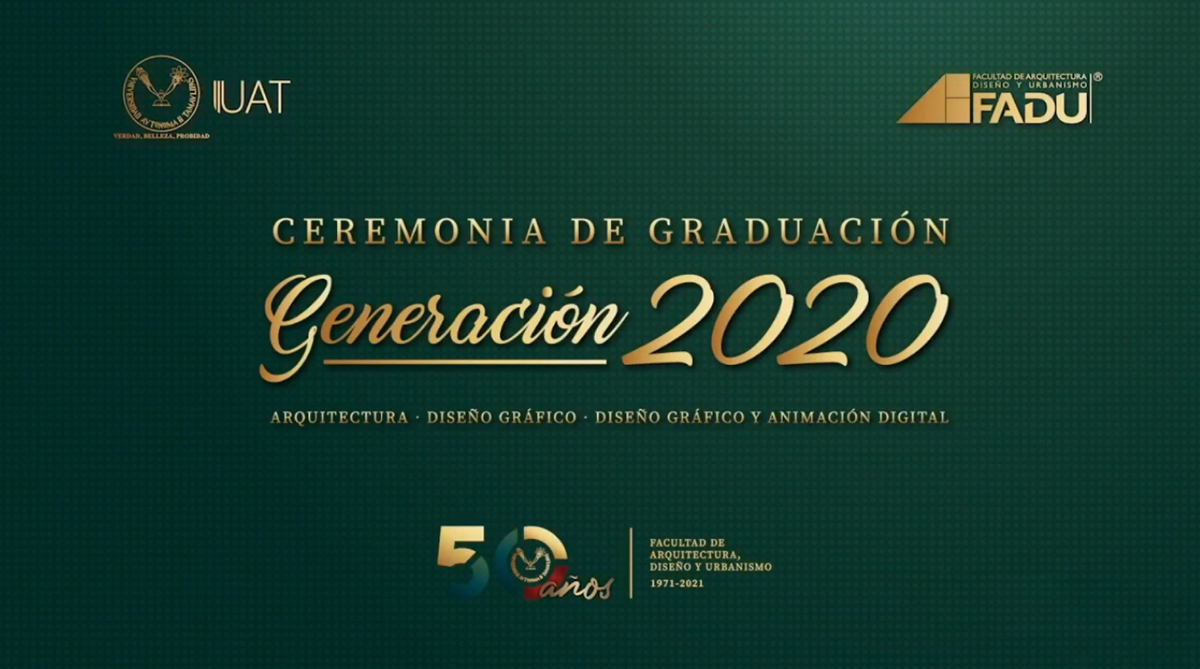 Celebra la FADU ceremonia virtual de graduación