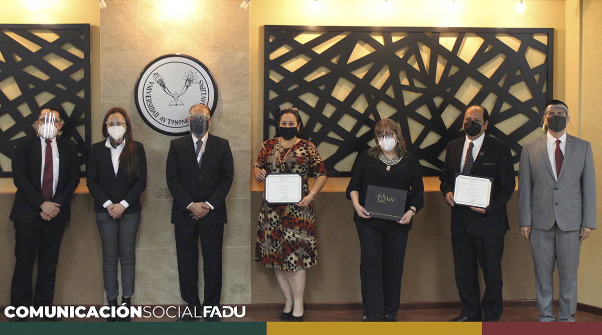 Entrega Rector reconocimientos al Mérito Universitario UAT 2020 a profesores, investigadores y estudiantes de la FADU