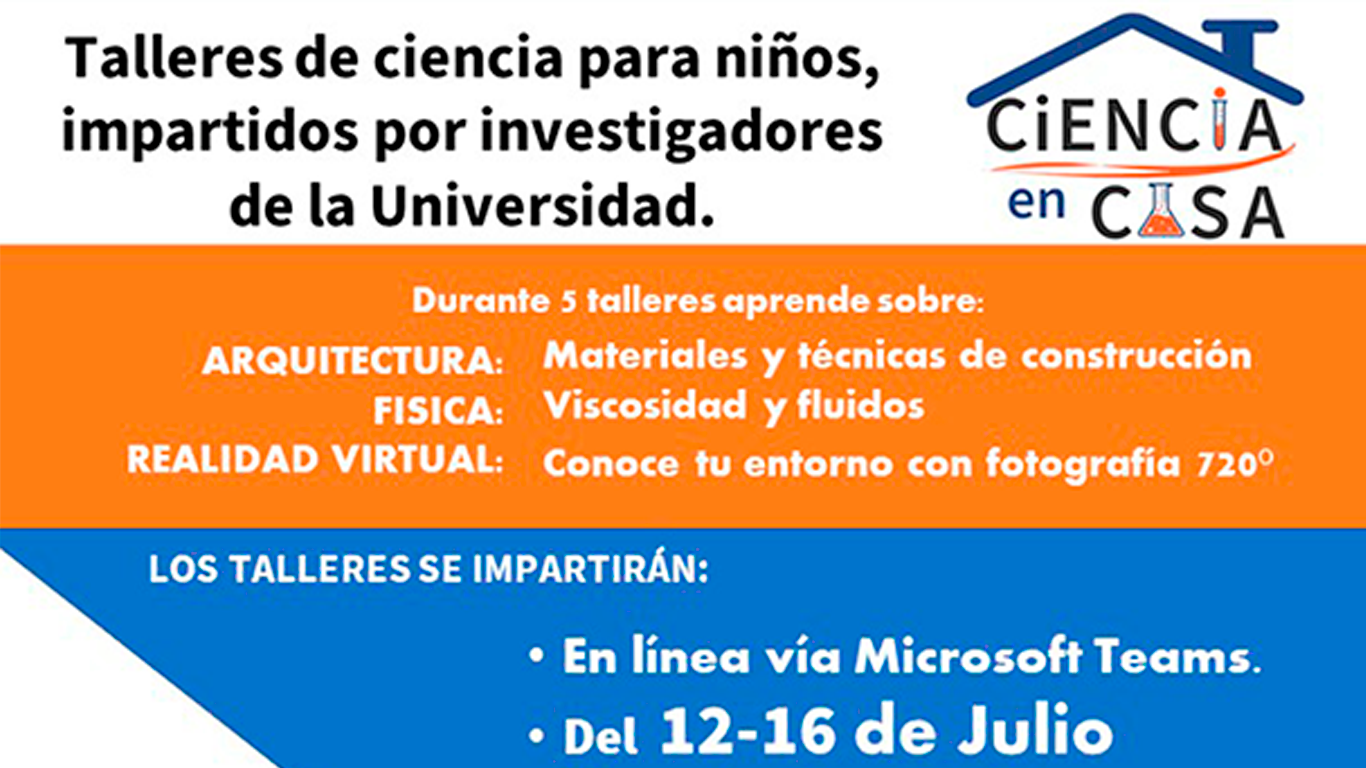Talleres de ciencia para niños, impartidos por investigadores de la Universidad