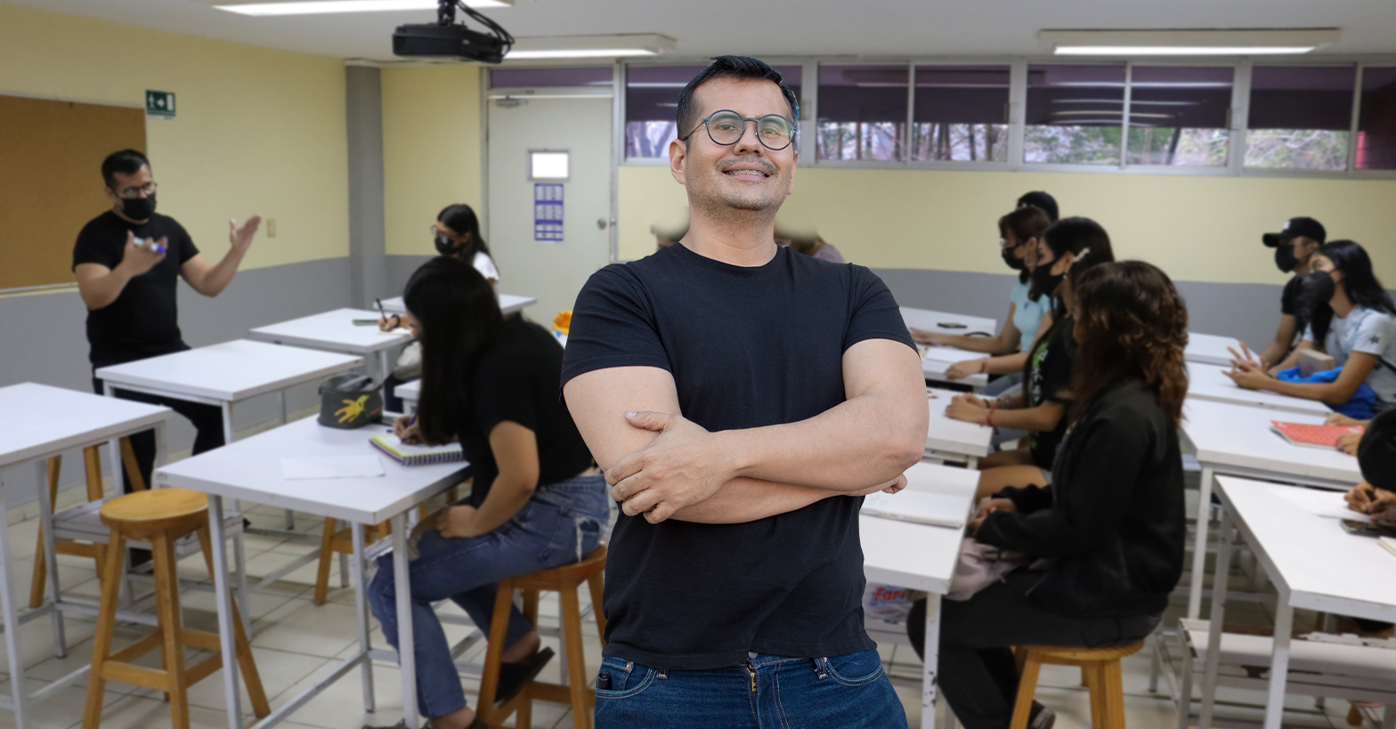 Importante asesoría en la materia de Taller de Principios de Diseño