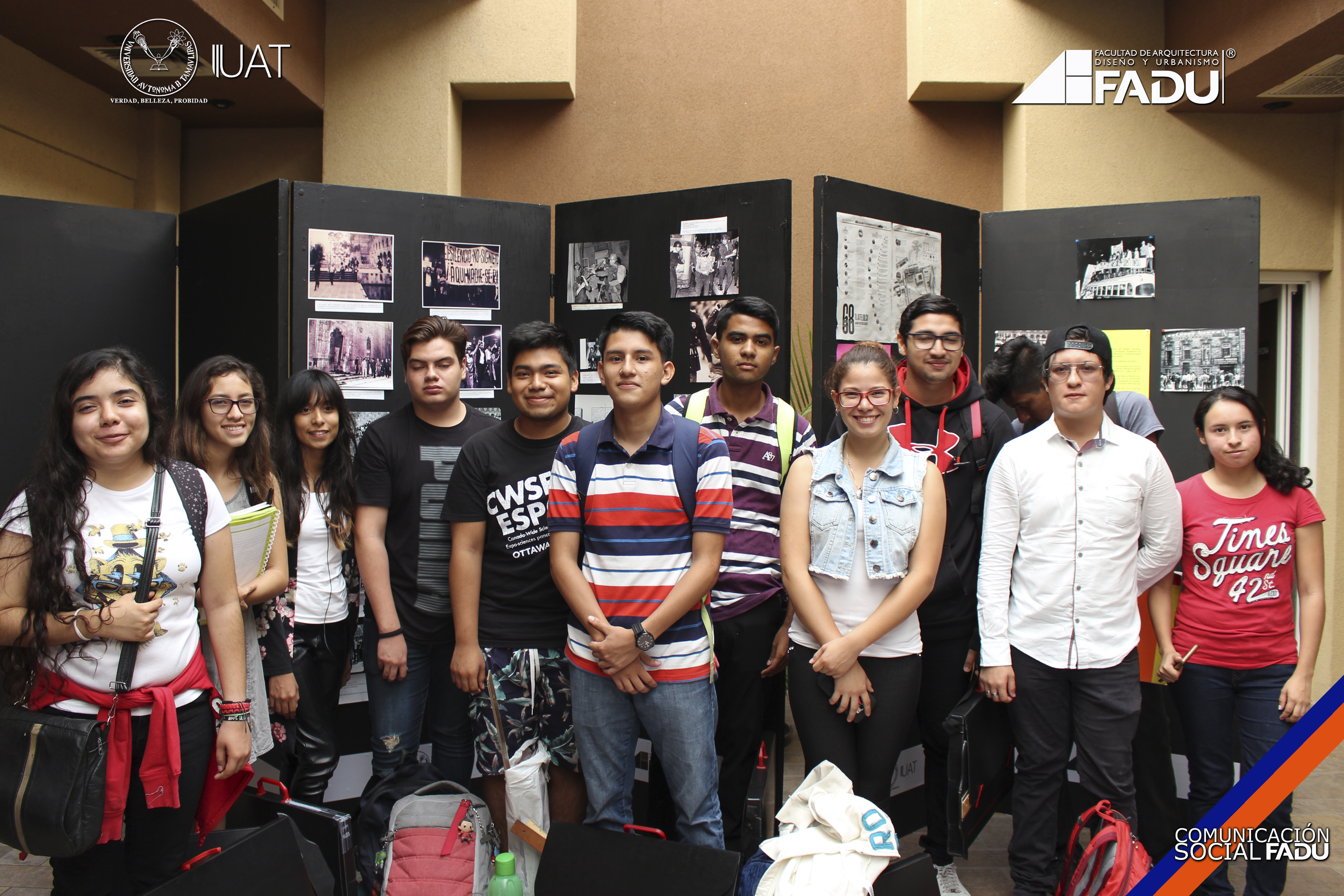 Alumnos y docentes de la FADU recuerdan el 50º aniversario de la matanza de Tlatelolco