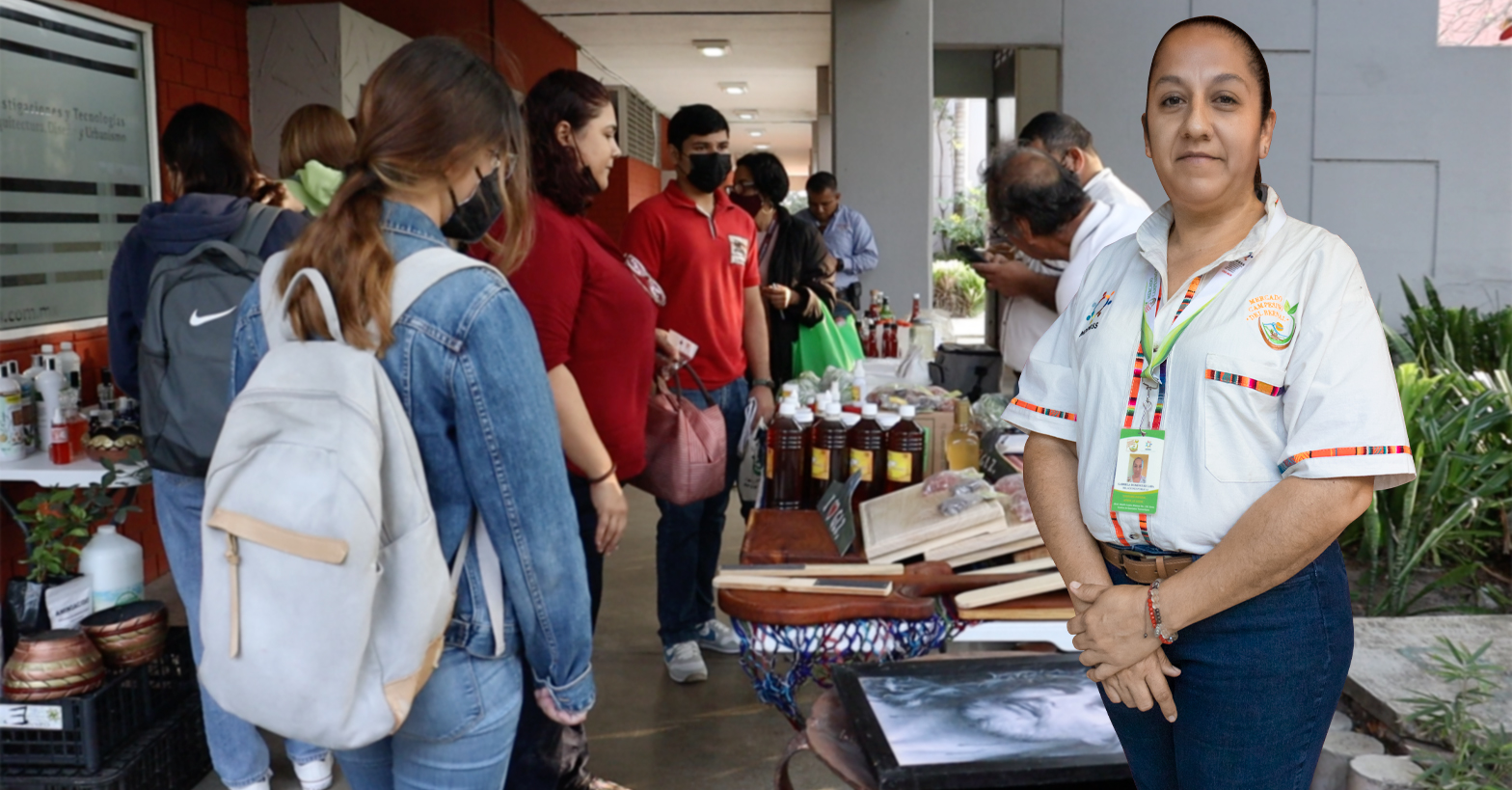 Exposición de productos artesanales en FADU