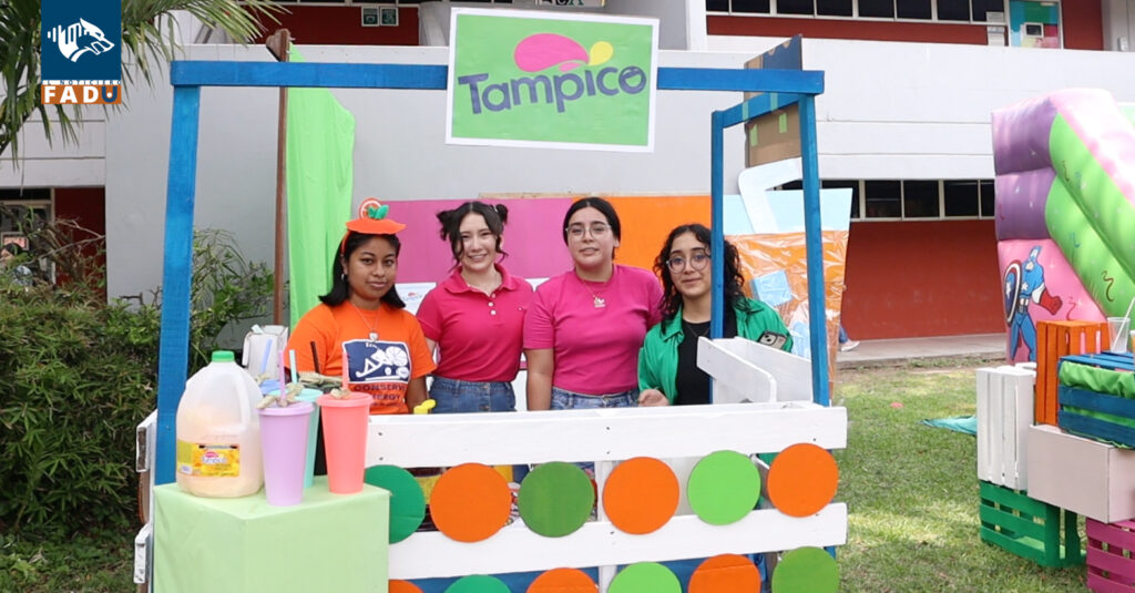 Exposición de stands de marca en el punto de venta