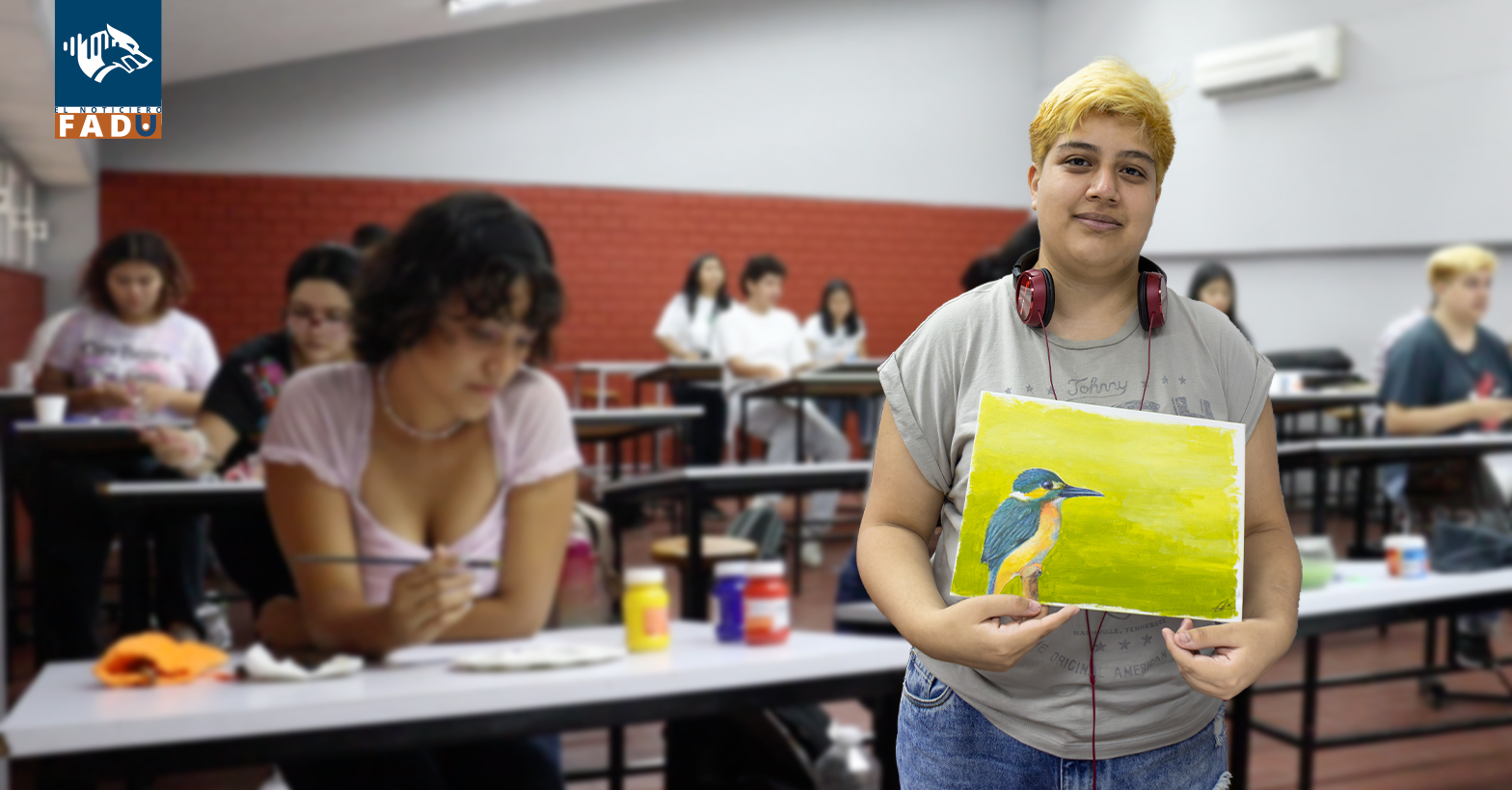 Taller de pintura en FADU