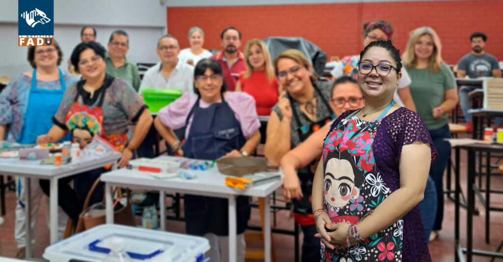 Taller de renovación de objetos con técnica de acrílico