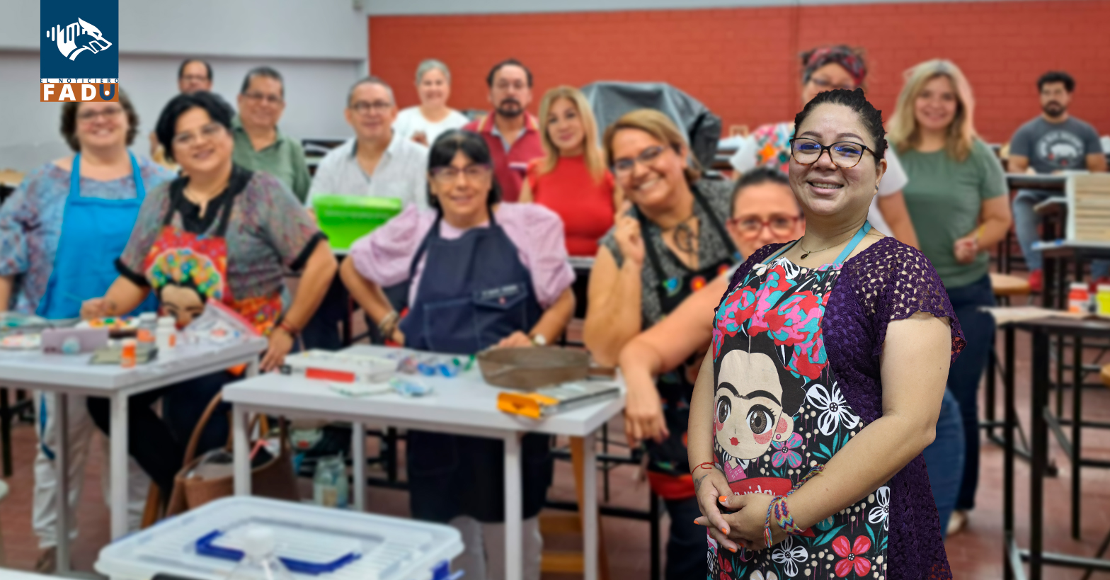 Taller de renovación de objetos con técnica de acrílico