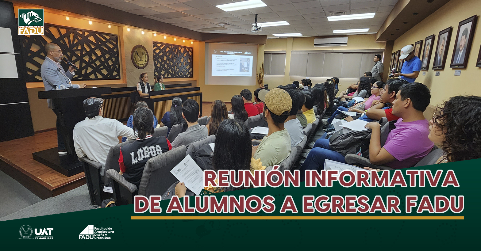 Reunión informativa de alumnos a egresar FADU
