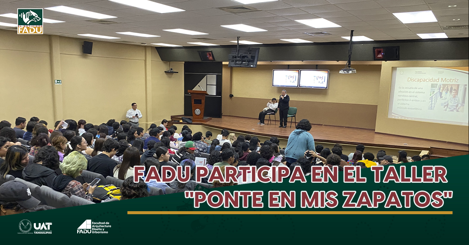 FADU participa en el taller "Ponte en mis Zapatos"