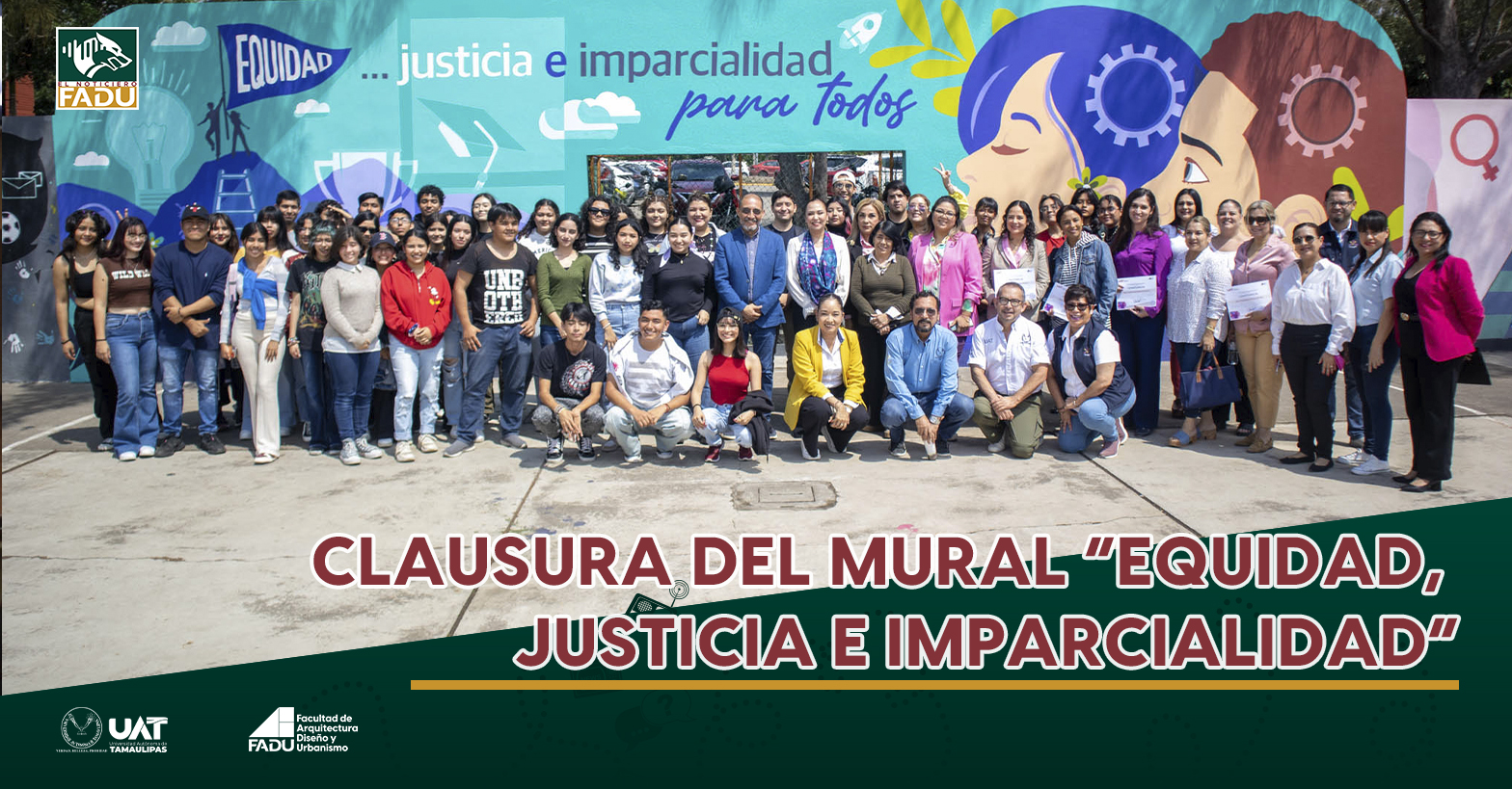 Clausura del Mural "Equidad, Justicia e Imparcialidad"
