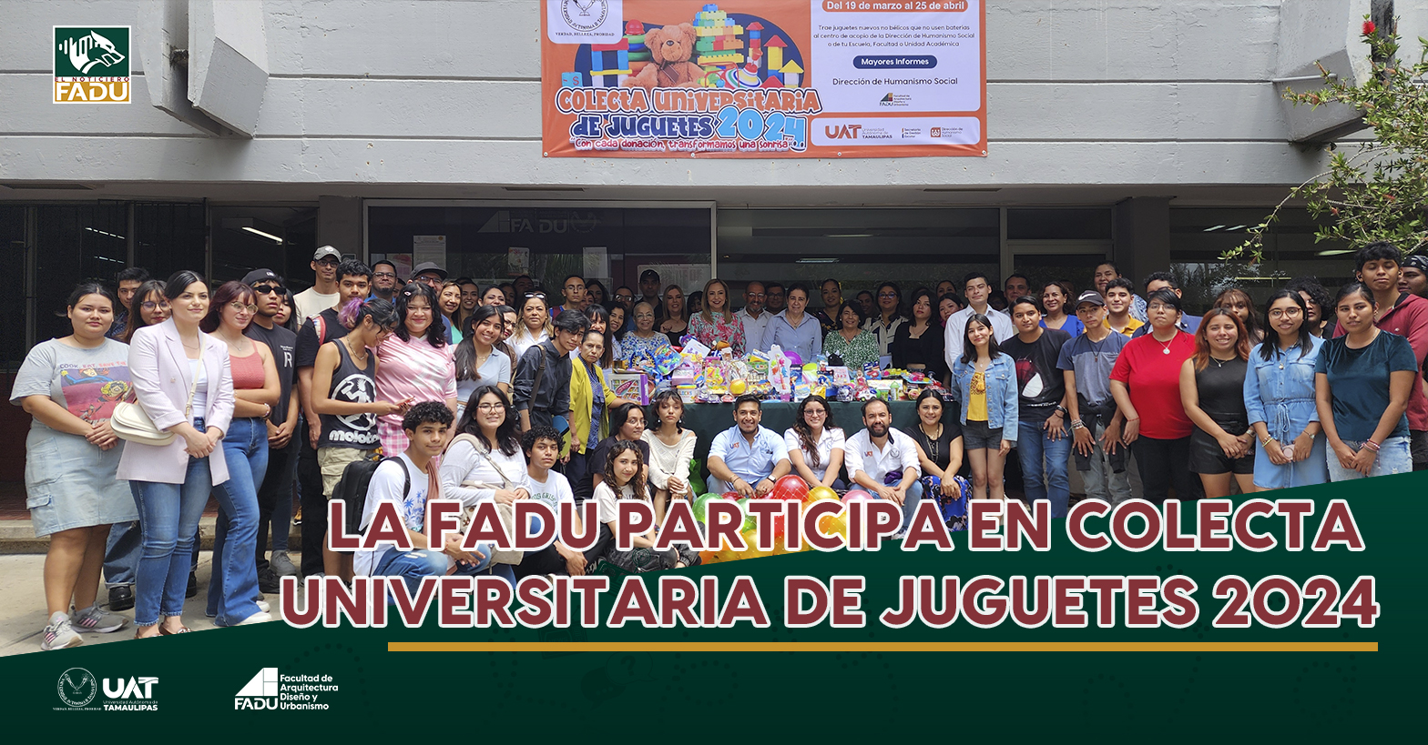 La FADU participa en la Colecta Universitaria de Juguetes 2024