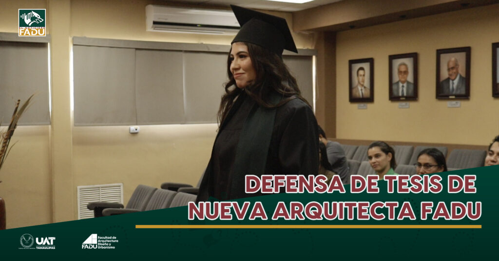 Defensa de tesis de nueva arquitecta FADU