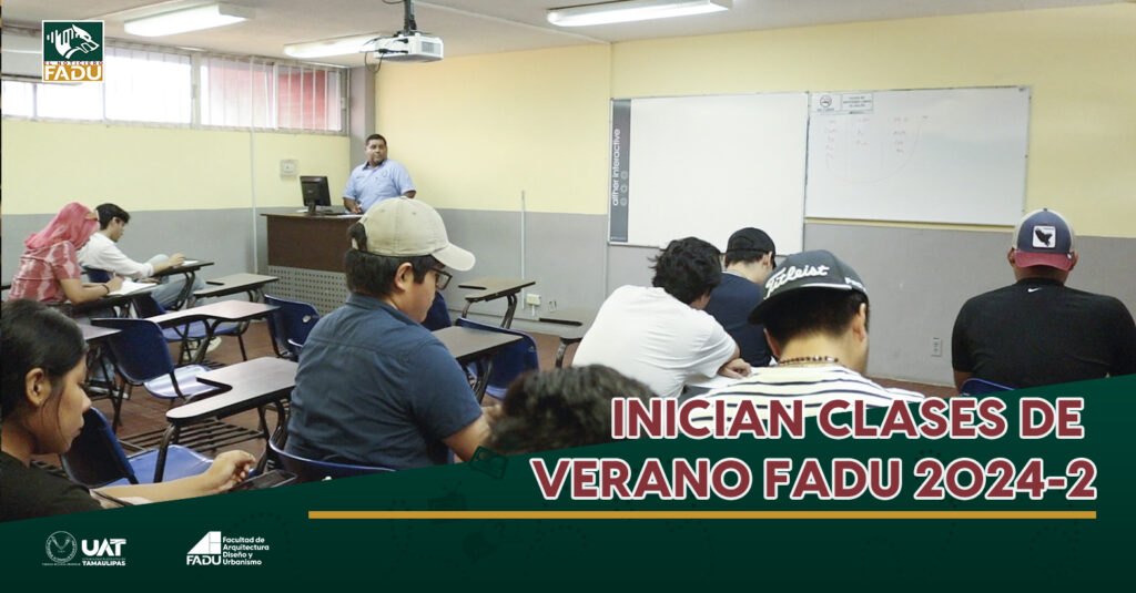 Inician clases de verano FADU 2024-2