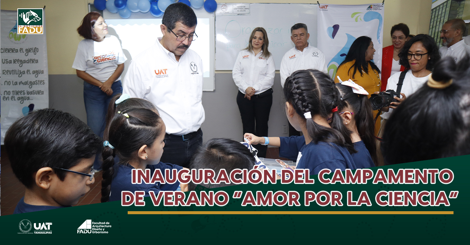 Inauguración del campamento de verano "Amor por la Ciencia"