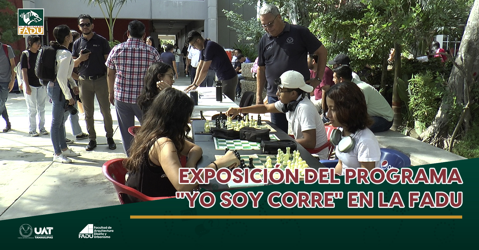 Exposición del programa "Yo Soy Corre" en la FADU