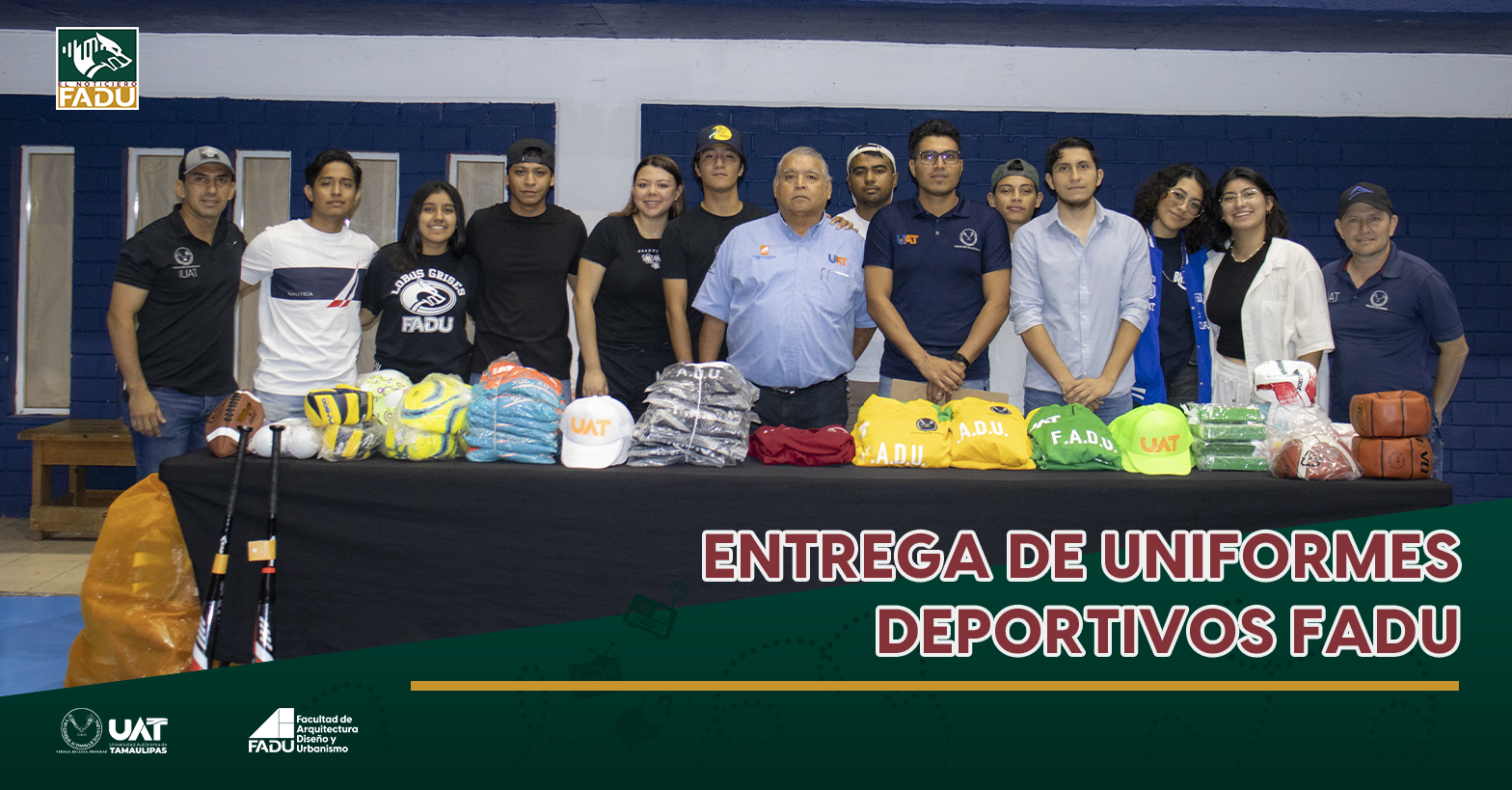 Entrega de uniformes deportivos FADU