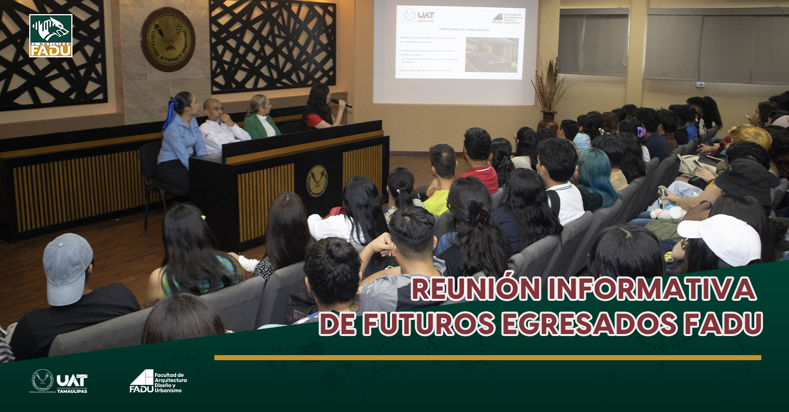 Reunión informativa de futuros egresados FADU