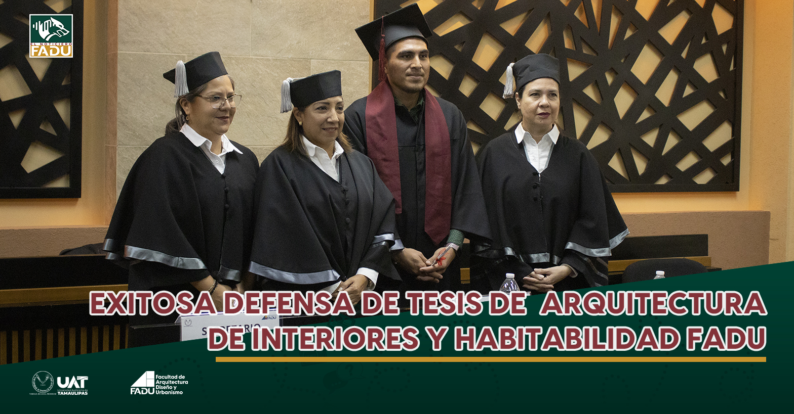 Exitosa defensa de tesis de Arquitectura de Interiores y Habitabilidad FADU