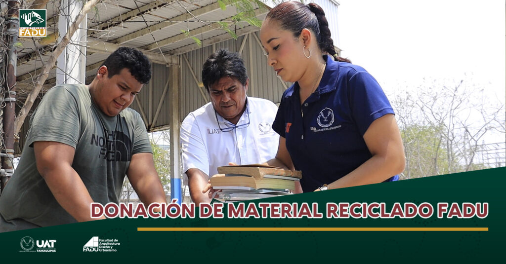 Donación de material reciclado FADU