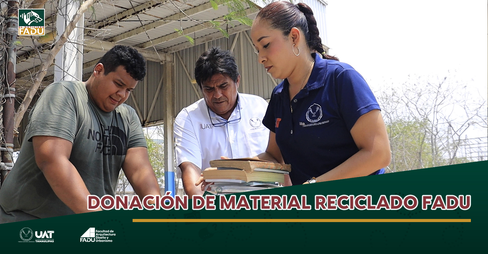 Donación de material reciclado FADU