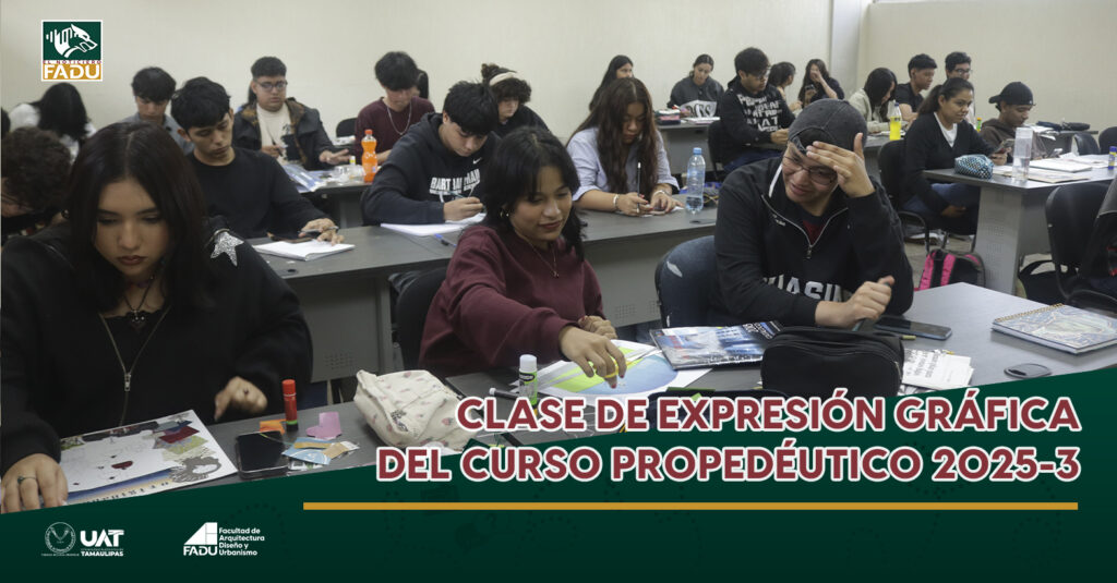 Clase de expresión gráfica del curso propedéutico 2025 - 3