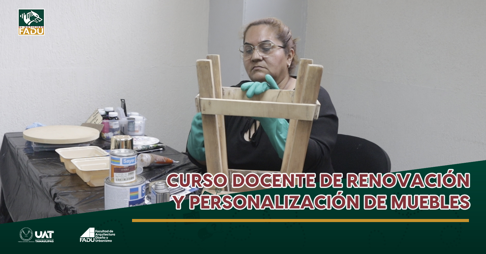 Curso docente de renovación y personalización de muebles