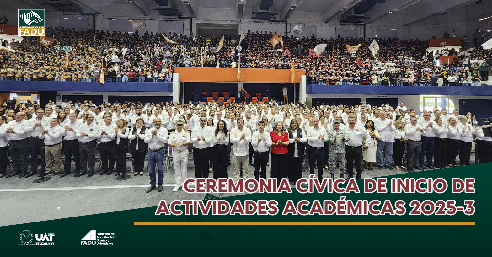 Ceremonia cívica de inicio de actividades académicas 2025-3