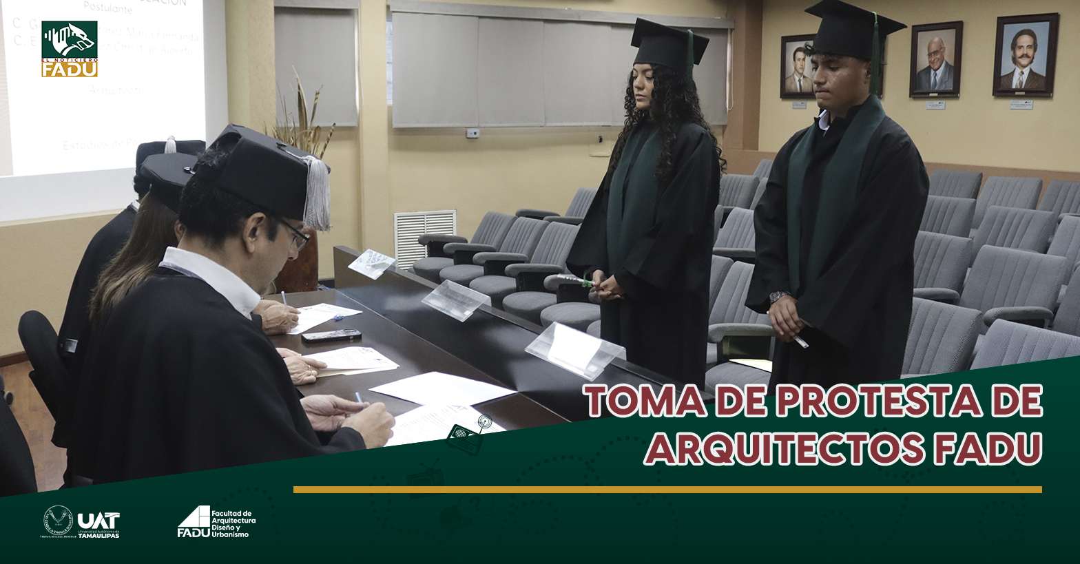 Toma de protesta de arquitectos FADU