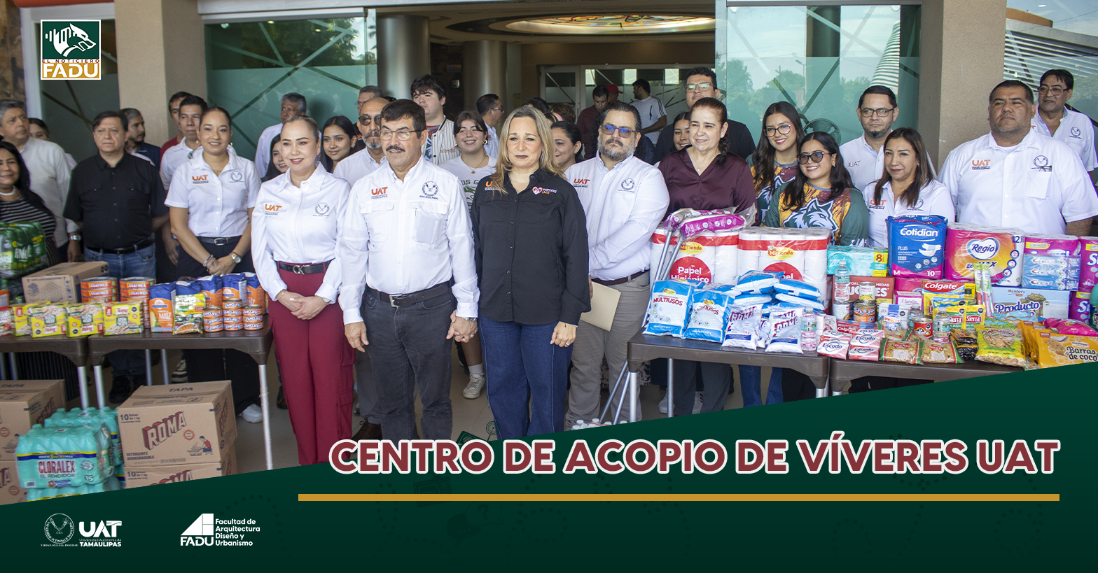 Centro de acopio de víveres UAT