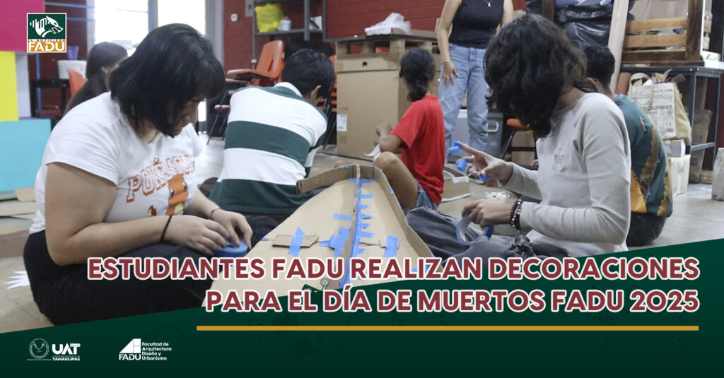 Estudiantes FADU realizan decoraciones para el Día de Muertos FADU 2025