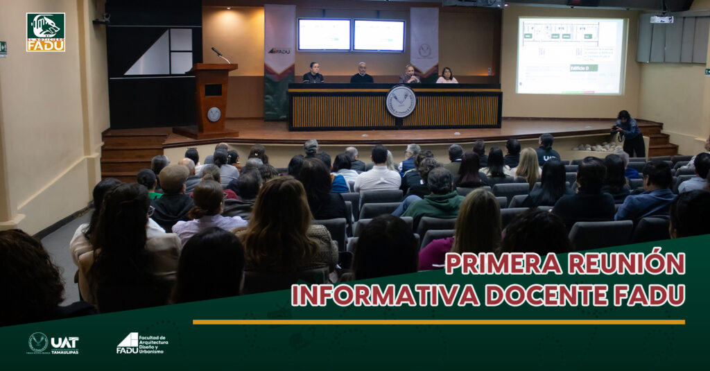 Primera reunión informativa docente FADU