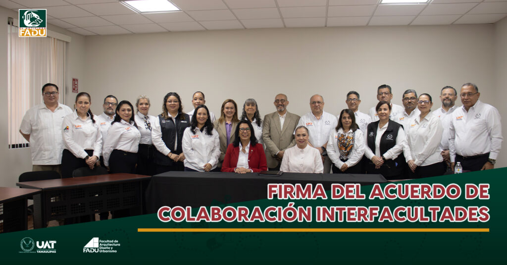 Firma de acuerdo de colaboración interfacultades