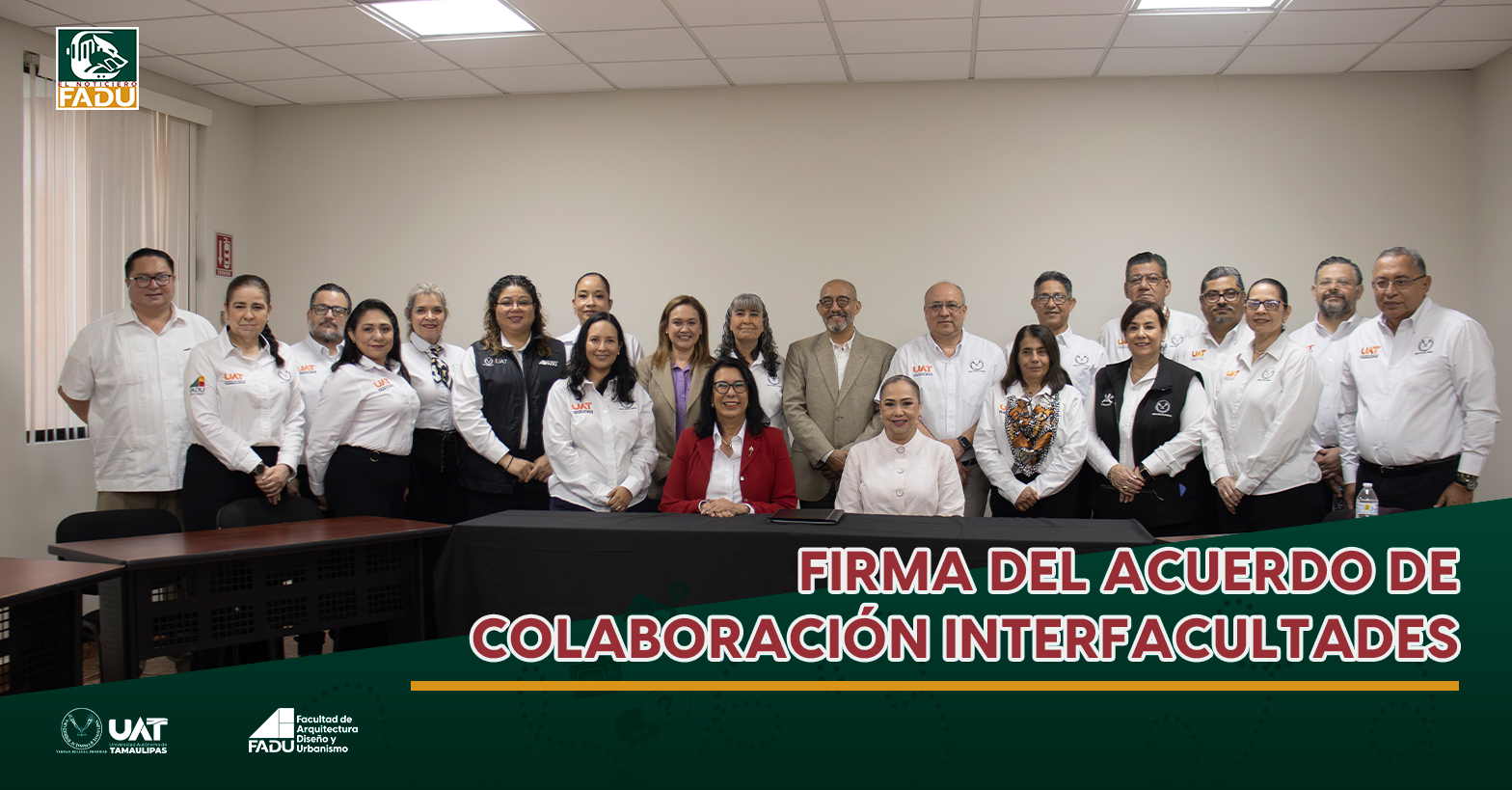 Firma de acuerdo de colaboración interfacultades