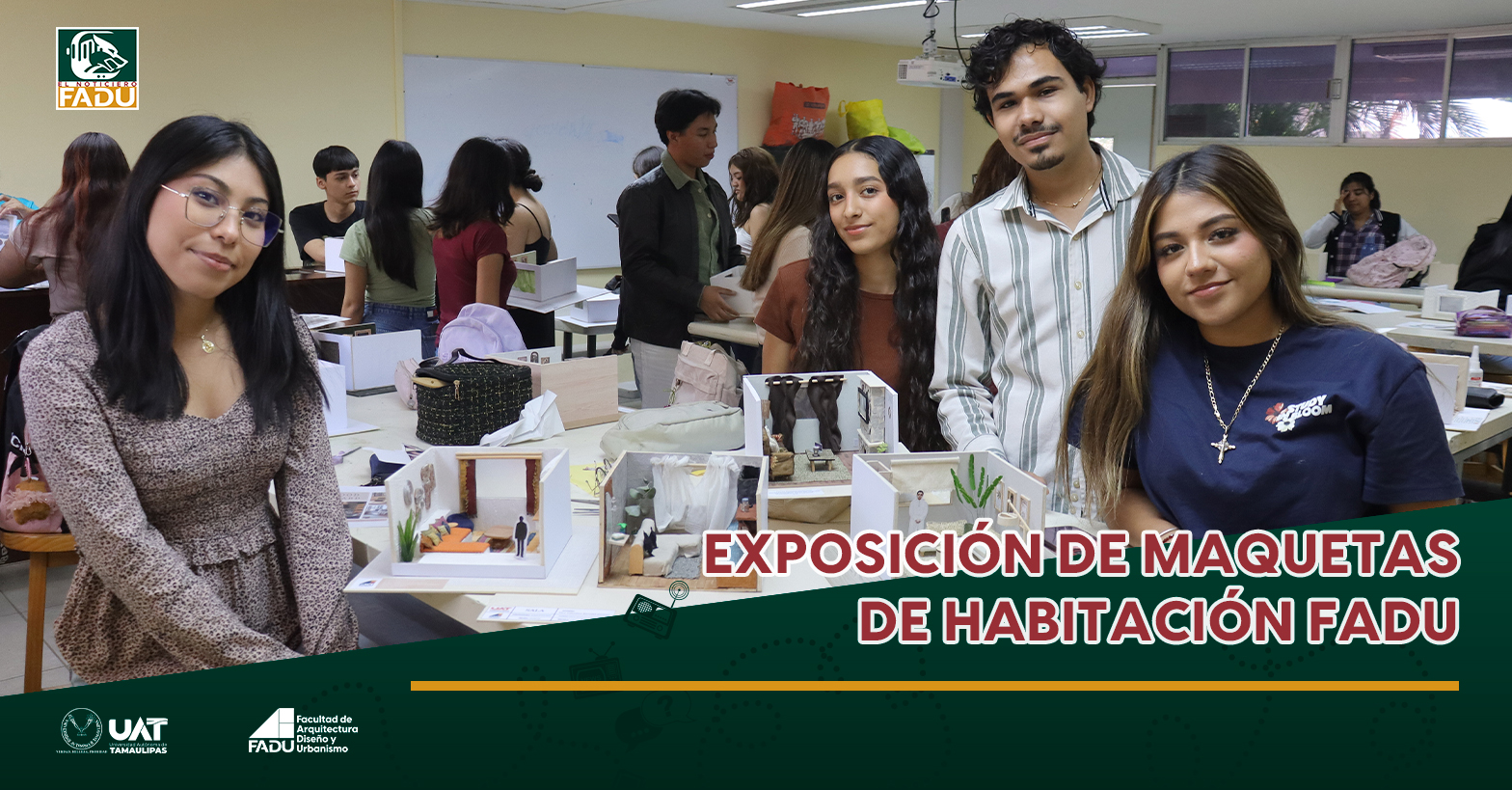 Exposición de maquetas de habitación FADU