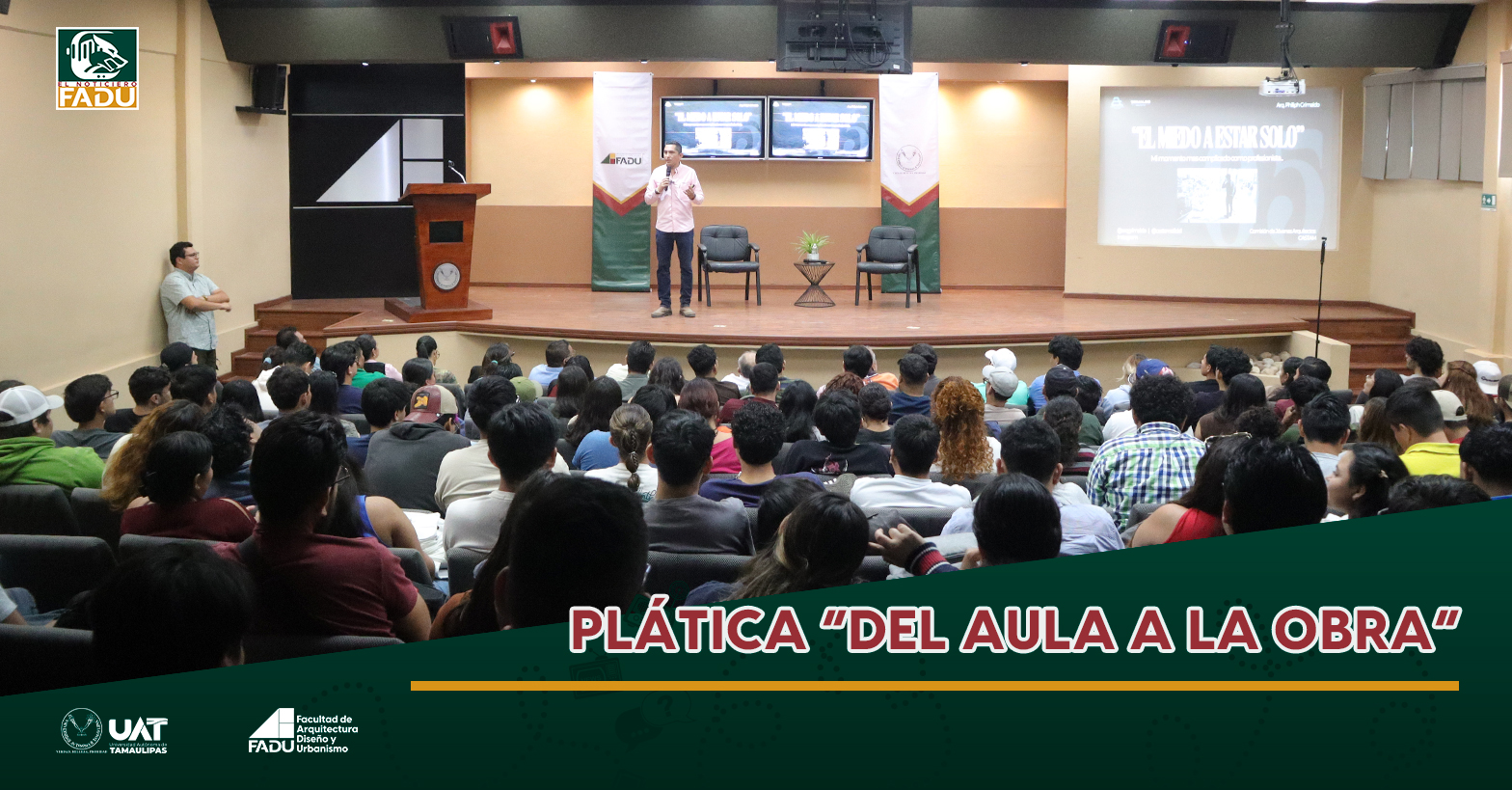 Plática "Del Aula a la Obra"