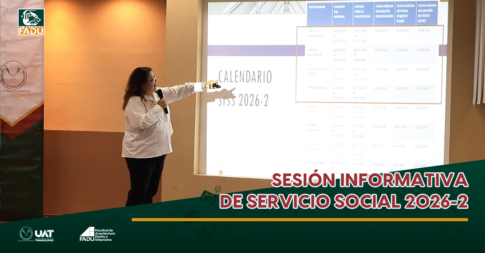 Sesión informativa de servicio social 2026-2