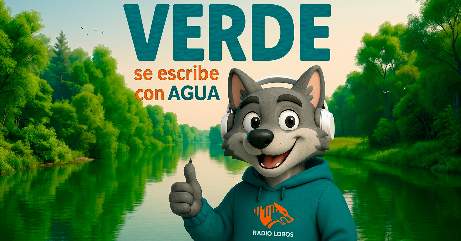 VERDE se escribe con AGUA