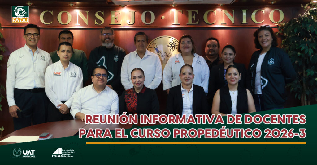Reunión informativa de docentes para el curso propedéutico 2026-3